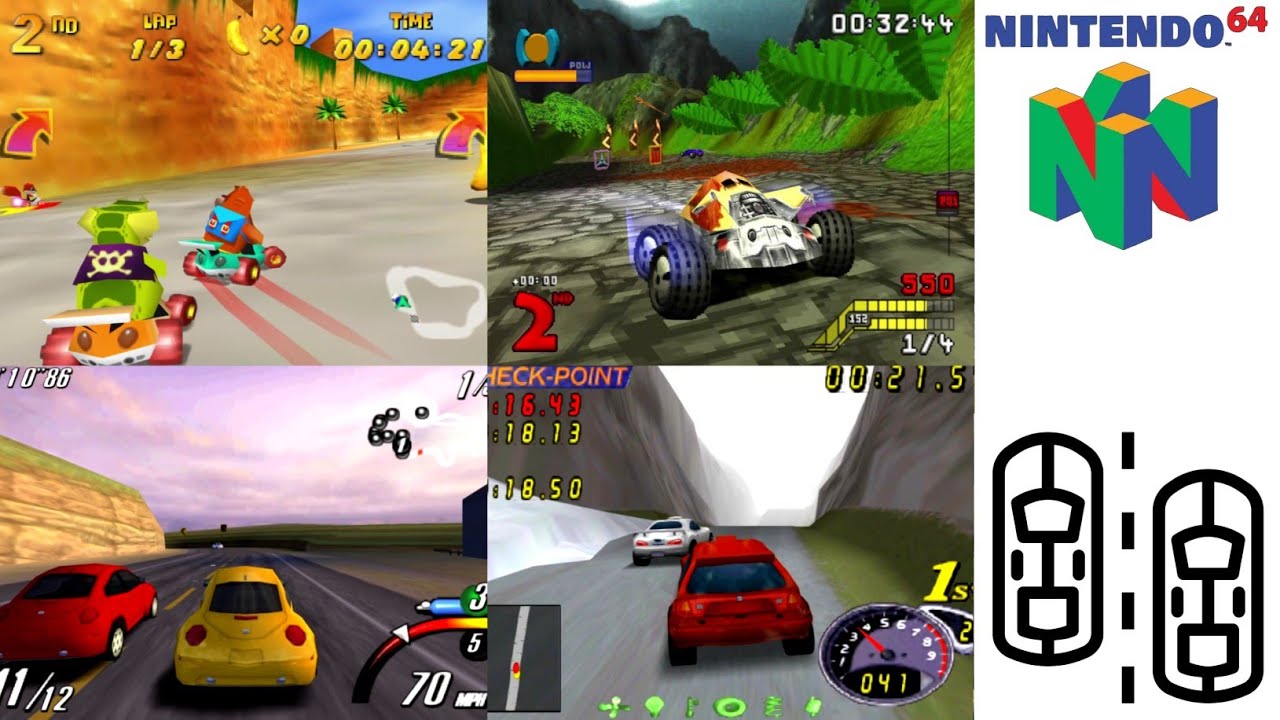 Top 30 Best Racing Games for N64 [Recommended]