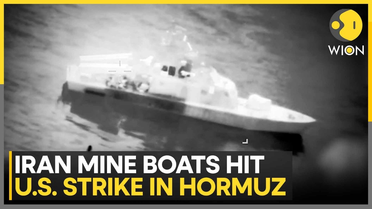 US-Iran War: US Says It Destroyed 16 Iranian Mine-Laying Boats In Strait Of Hormuz | WION