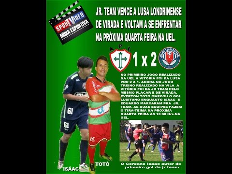 LUSA 1 X 2 JR.TEAM - JOGO TREINO NA VILA.