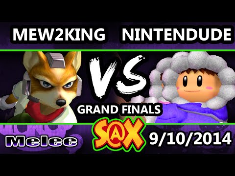 S@X - Apex | Nintendude (Peach) Vs. P4K EMP | Mew2King (Green) SSBM Grand Finals - Melee