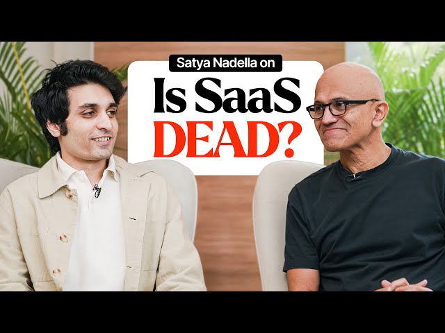 Satya Nadella Discusses the Future of SaaS and the Rise of Intelligent ...