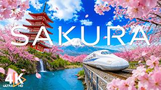Spring in Japan [ Sakura ] 4K 🌷Cherry Blossom Rivers, Pink Streets & Peaceful Spring
