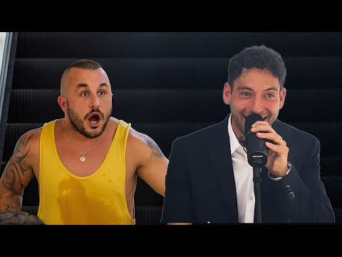 Crash Adams - New Heart Water Balloon Singing in Public