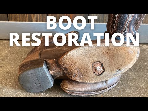 Worn Out Cowboy Boots Are RESTORED | Dan Post Boot Overhaul
