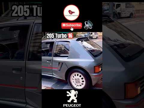 Peugeot 205 Turbo 16 BACKS IN with ATTITUDE 🔥🏁 #peugeout #turbo #rallylegend