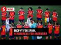World Champs Spain Leave Stadium With Trophy In Hand Messi Exits Empty Handed