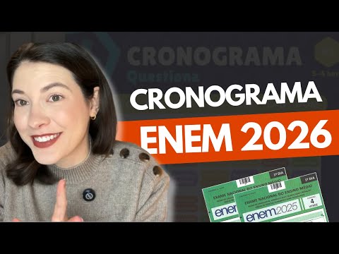 ENEM SCHEDULE for those starting from ZERO!