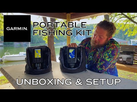 Garmin Portable Fishing Kit Unboxing & Setup