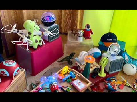 My mini fan and spinning toys collection 2023