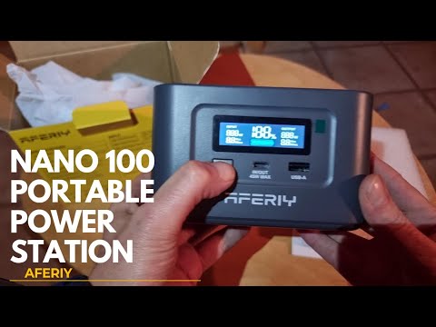Aferiy NANO 100 tragbare Powerstation. Testbericht für Outdoor-Ausrüstung.