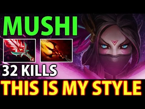 Mushi Templar Assassin- Dota 2: New Meta @ 32 Kills [Dagon 5 + Bloodthorn]
