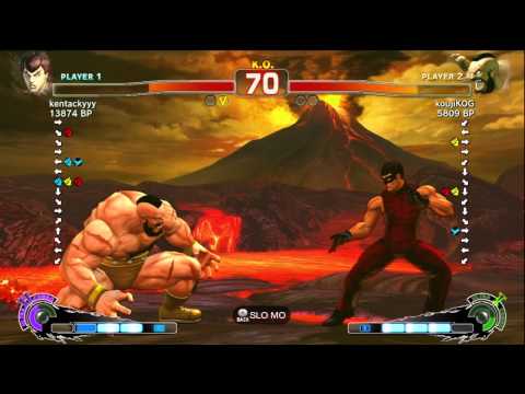 KOG [Zangief] vs kentackyyy [Fei] SSF4 Japanese Online Ranked Matches - TRUE-HD