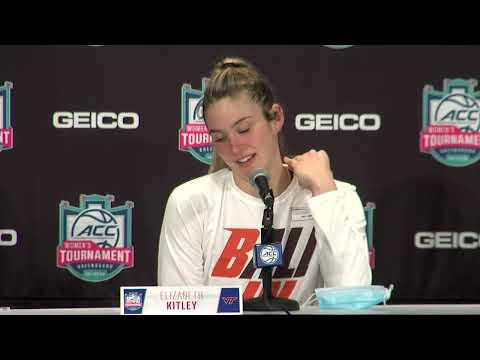 Virginia Tech women's press conference after win over Clemson