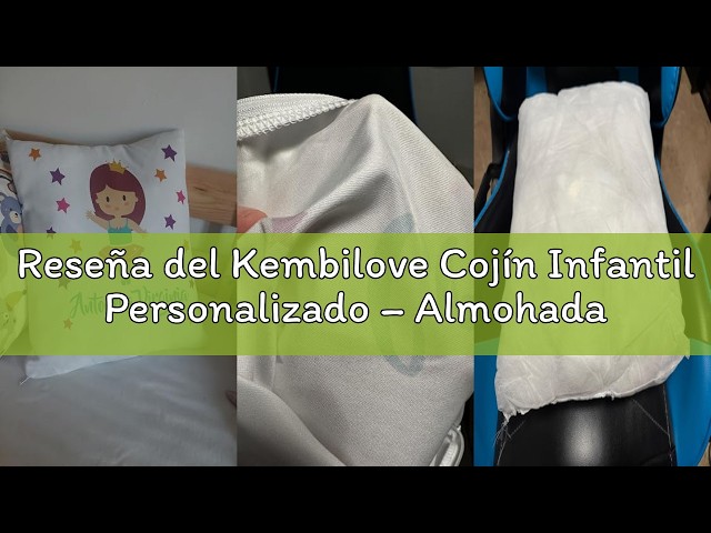 Vídeo relacionado con Kembilove Cojín Personalizado Villarreal con Caricatura | Almohada con Foto Nombre y Número | Regalo para Fans del Submarino Amarillo | Decoración para Aficionados