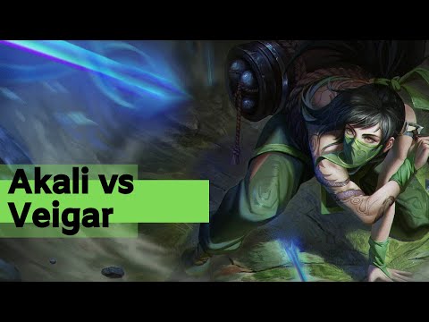Akali vs Veigar - Como jogar contra Veigar e decisões macro