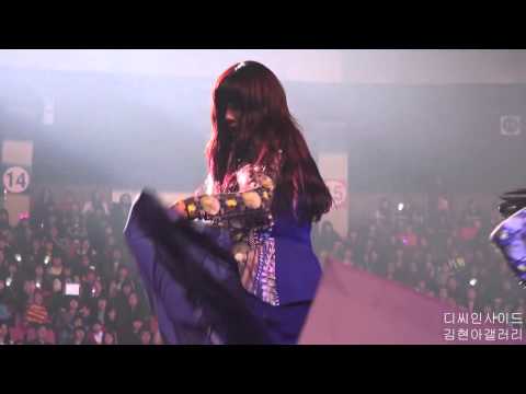 FANCAM 130202 4Minute Mirror Mirror   hyuna 현아 @ United Cube Concert