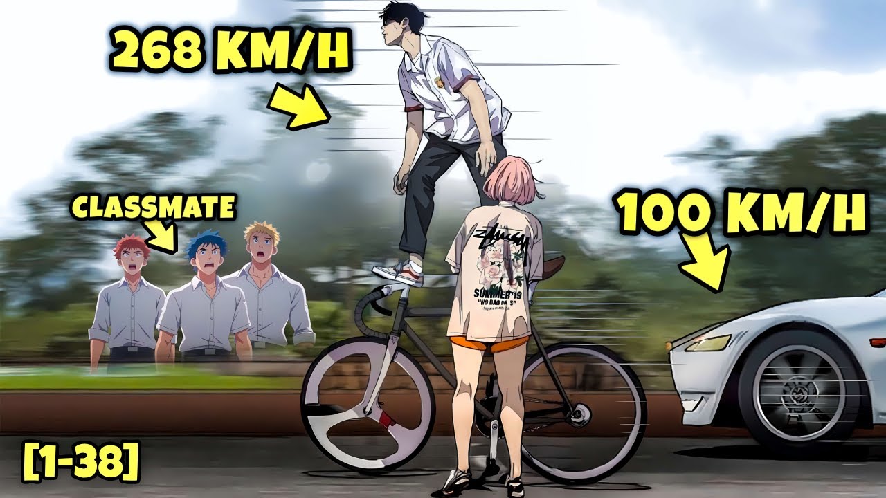 [1-38] Everyone thought that he was a Nerd until he showed them his Cycling Skills