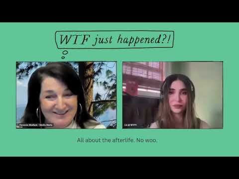 "WTF just happened Podcast: Mind- Blowing Interview with Forensic Medium Sheila Marie."