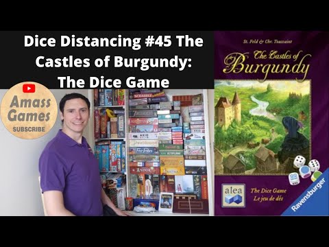 Castles Dice Distancing - how far will it roll?  Dice tray necessity? By AmassGames 4K