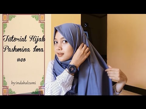 VIDEO Tutorial Hijab Pashmina Yang Kaku Terupdate