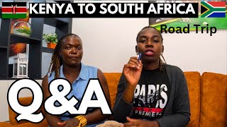 ALL YOU NEED TO KNOW ABOUT THE NAIROBI KENYA TO CAPE TOWN SOUTH AFRICA  ROAD TRIP | Q&A