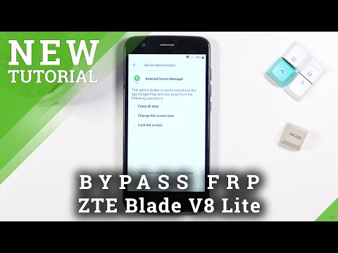 How to Bypass Google Account Verification on ZTE Blade V8 Lite - Unlock FRP / Skip Google Lock