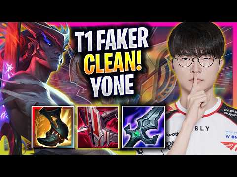 FAKER IS SUPER CLEAN WITH YONE! - T1 Faker Plays Yone MID vs Vladimir! | Season 2026