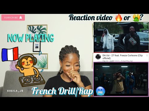 DA Uzi - 27 feat. Freeze Corleone (Clip officiel) FRENCH DRILL/RAP REACTION