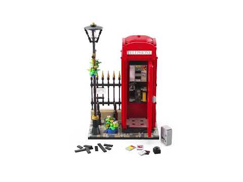 Vidéo LEGO Ideas 21347 : Cabine téléphonique londonienne