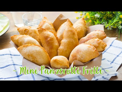 Mini Panzerotti Fritti Senza Lievito - Ricetta Facile e Veloce Calzoni Fritti - 55Winston55