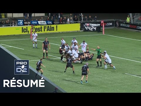 PRO D2 - Résumé Oyonnax-Colomiers: 23-19 - J05 - Saison 2019/2020