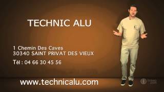 preview picture of video 'TECHNIC ALU : Menuiserie Fermetures à SAINT PRIVAT DES VIEUX 30'