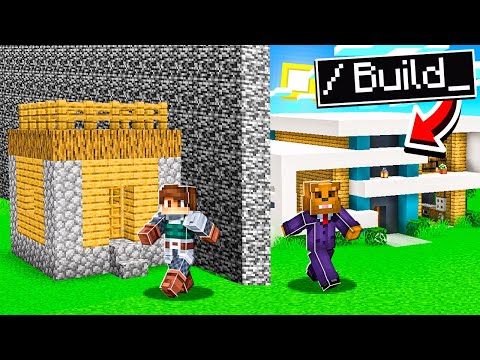 He CHEATED with SECRET BUILD MODS in Minecraft!