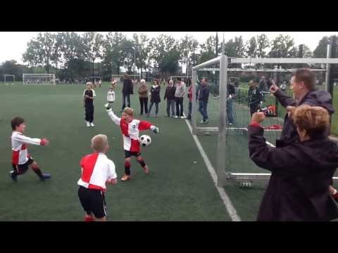 Eerste competitiewedstrijd F14 met Ties Leune in 2013