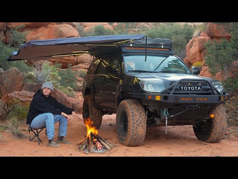 The Most Scared I've been Truck Camping (Solo)