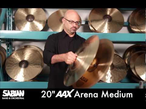 Sabian 20" AAX Arena Medium Crash Cymbals