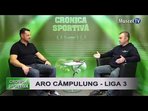 CRONICA SPORTIVĂ - 16.10.2023 -  ARO Câmpulung în Liga a III-a la fotbal