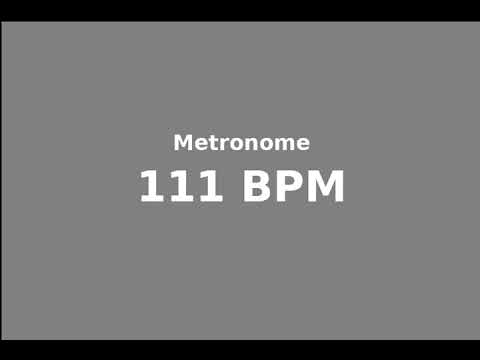 Metronome - 111 BPM - 4/4