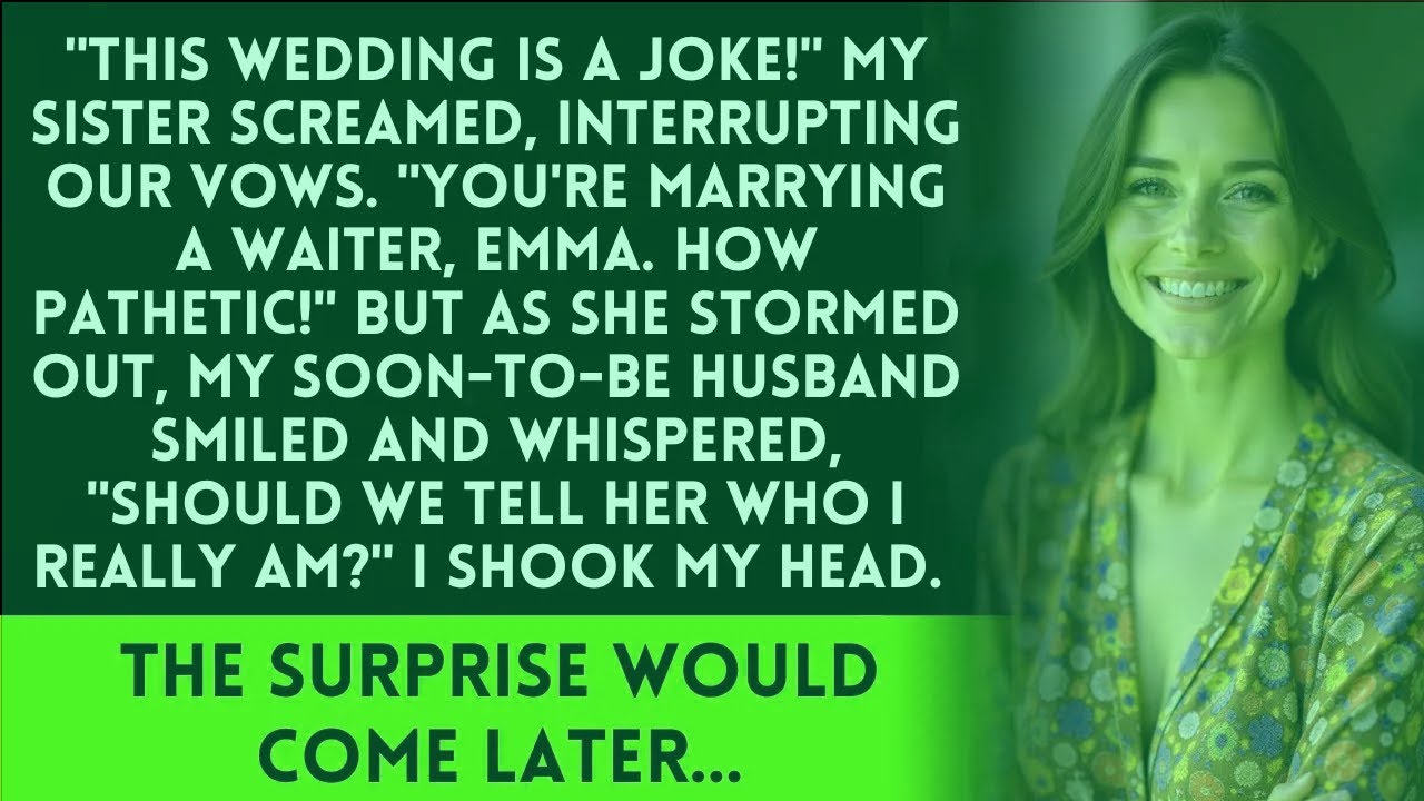 My Sister Ruined My Wedding And Called Me Pathetic. She Didn't Know Who My Husband Really Was.