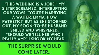 My Sister Ruined My Wedding And Called Me Pathetic. She Didn't Know Who My Husband Really Was.