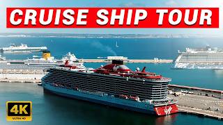 Virgin Scarlet Lady | Walkthrough Ship Tour 4K | Virgin Voyages 2024