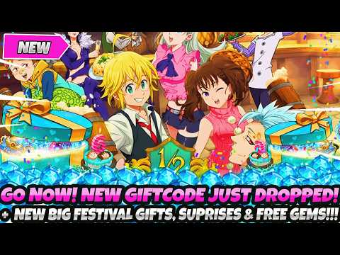 *GO NOW! HUGE NEW GIFT CODE JUST DROPPED!* + NEW BIG FESTIVAL GIFTS, SURPRISES & FREE GEMS! (7DSGC