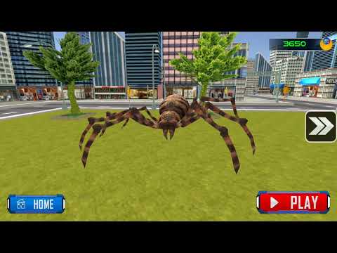 Giant Spider Simulator Games 2021 #2 - Mobile Android Gameplay