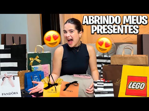 ABRINDO MEUS PRESENTES de ANIVERSÁRIO * 20 ANOS! 