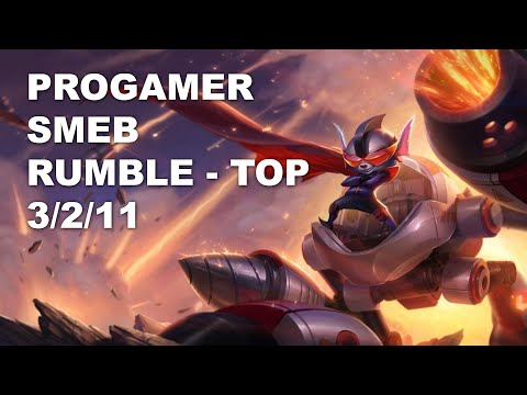 Progamer Smeb Top Rumble vs Maokai - KR Challenger Patch 10.9