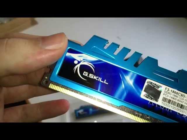 Vídeo relacionado con G.Skill Ripjaws X - Kit de Memoria RAM de 16 GB (2 x 8 GB DDR3 SDRAM, PC3-12800, 1600 MHz, 1.5 V), Azul