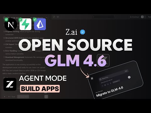 GLM-4.6 Agent Mode Just Killed Every AI App Builder (it's FREE)