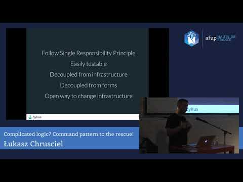 Complicated logic? Command pattern to the rescue! Łukasz Chruściel - Apéro PHP