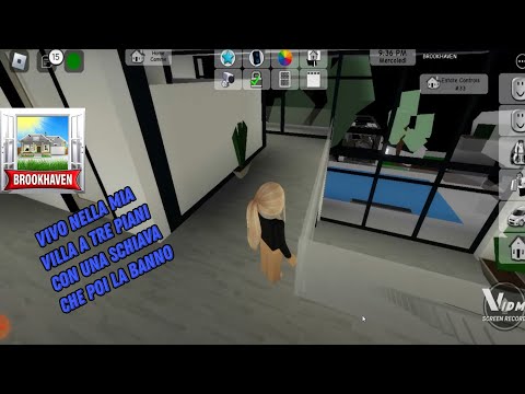 brookheven vivo nella mia villa a tre piani con una schiava che poi la banno (SU ROBLOX)