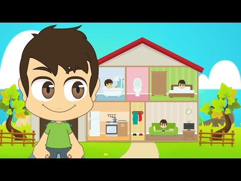  Learn House, kitchen and school vocabulary – مصطلحات المنزل, المطبخ و المدرسة للأطفال
